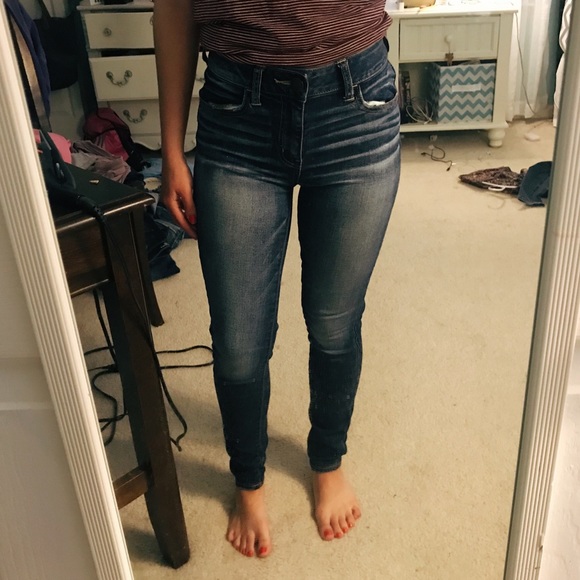 Dark Wash Jeggings - Picture 1 of 3